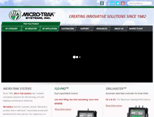 Tablet Screenshot of micro-trak.com